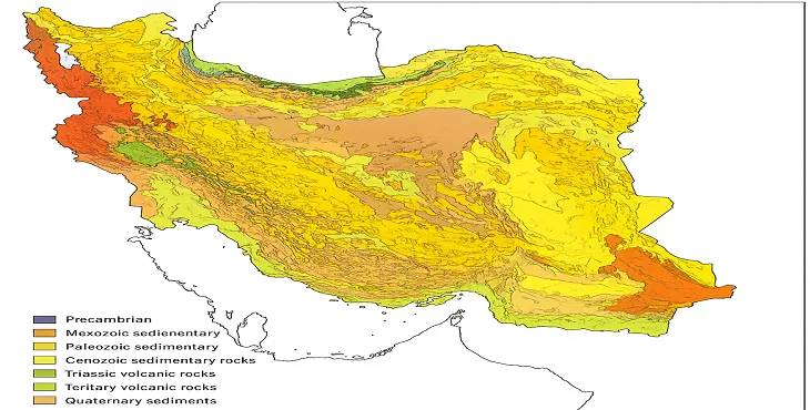 مرجع نقشه های زمین شناسی ایران + دانلود