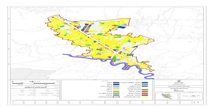 طرح جامع-تفصیلی شهر بهنمیر سال 94 + نقشه ها