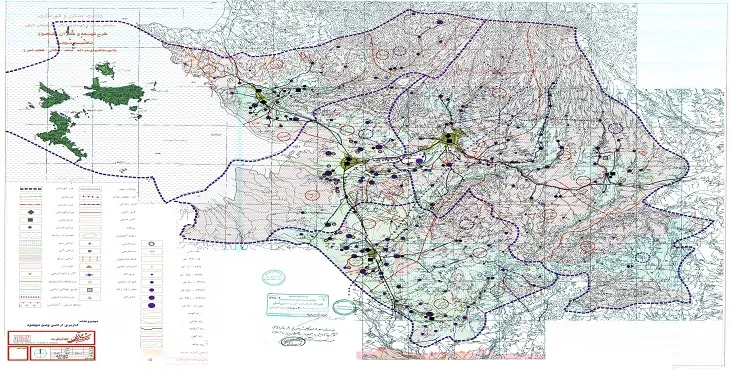 دانلود نقشه های طرح جامع ناحیه سهند