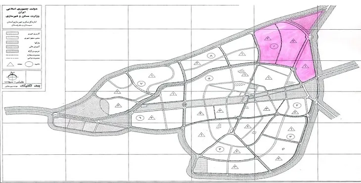 طرح تفصیلی شهر ایرانشهر سال 73