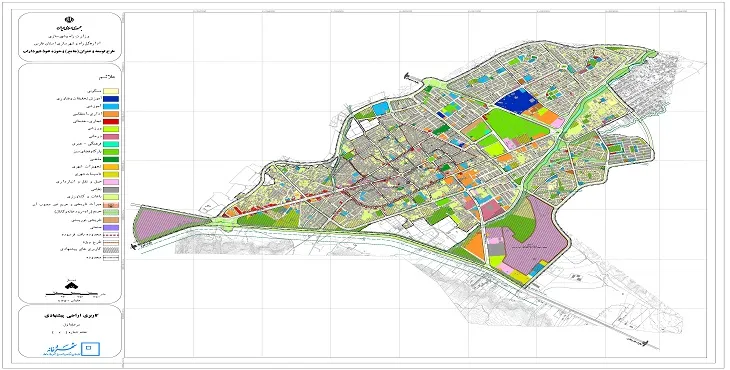 طرح جامع شهر داراب سال 97 + نقشه ها